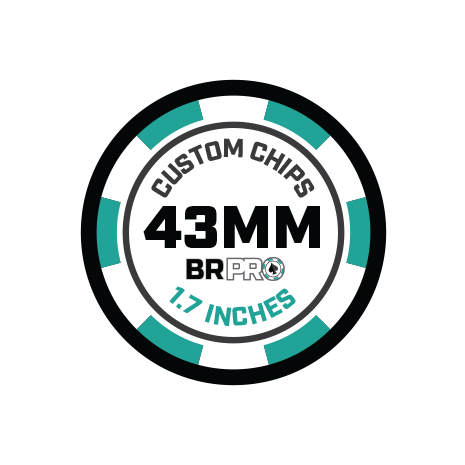 Custom 43mm (1.7 inch) Chips