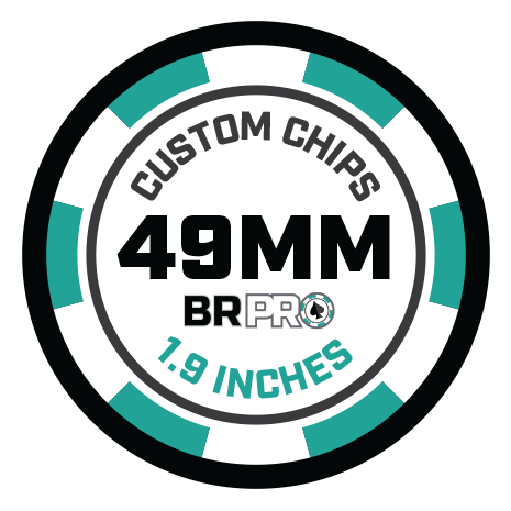 Custom 49mm (1.95 inch) Chips - Dealer Button Size