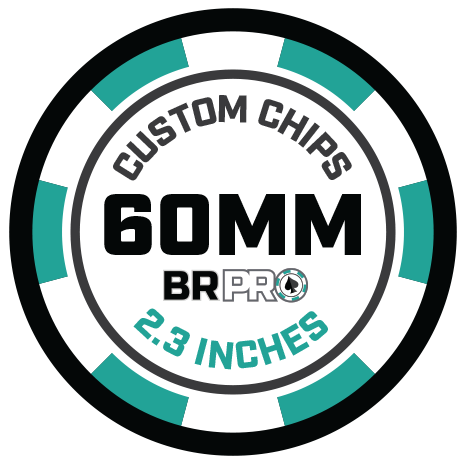 Custom 60mm (2.3 inch) Chips - Large Dealer Button Size