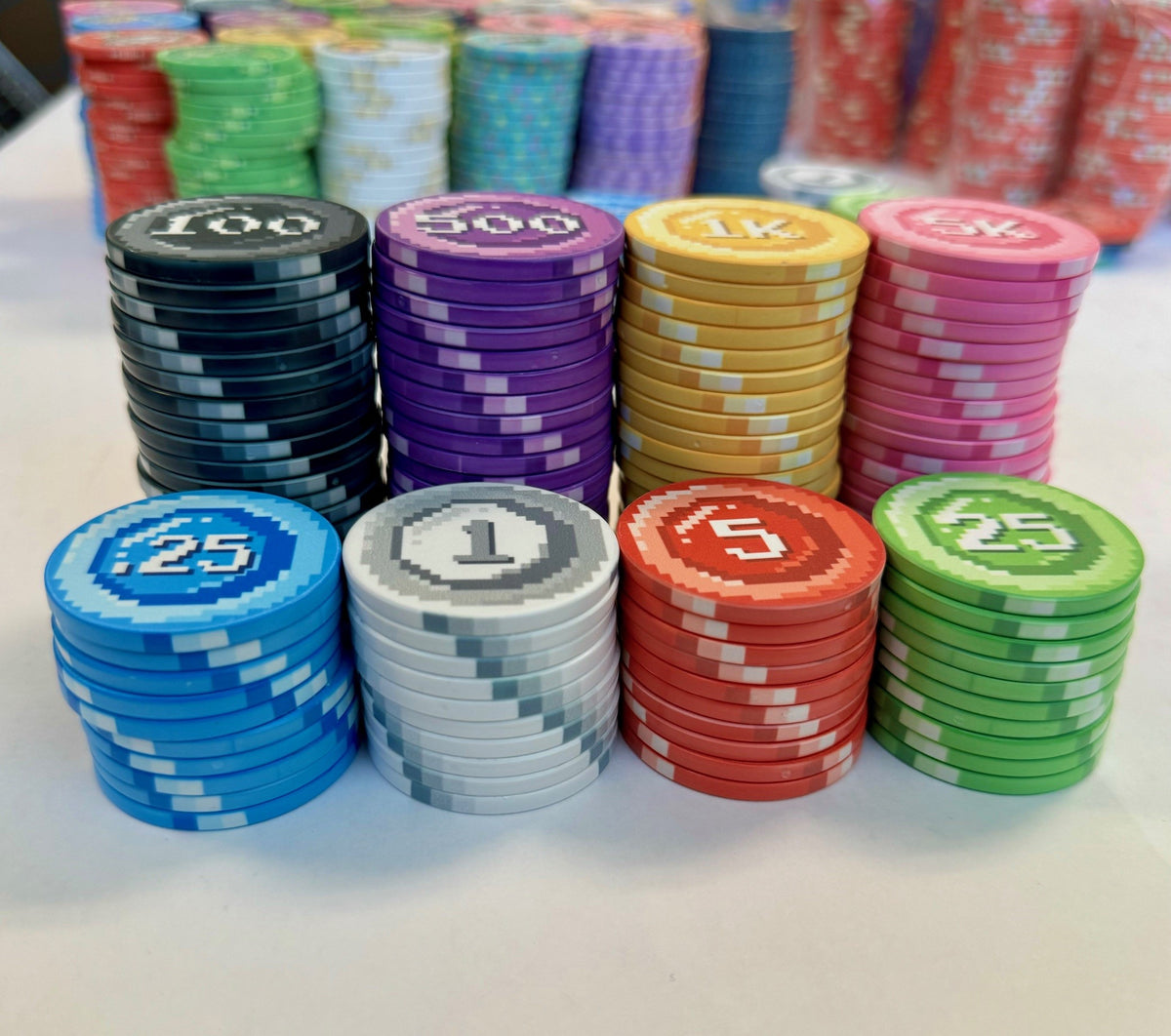 8-Bit Poker Chips