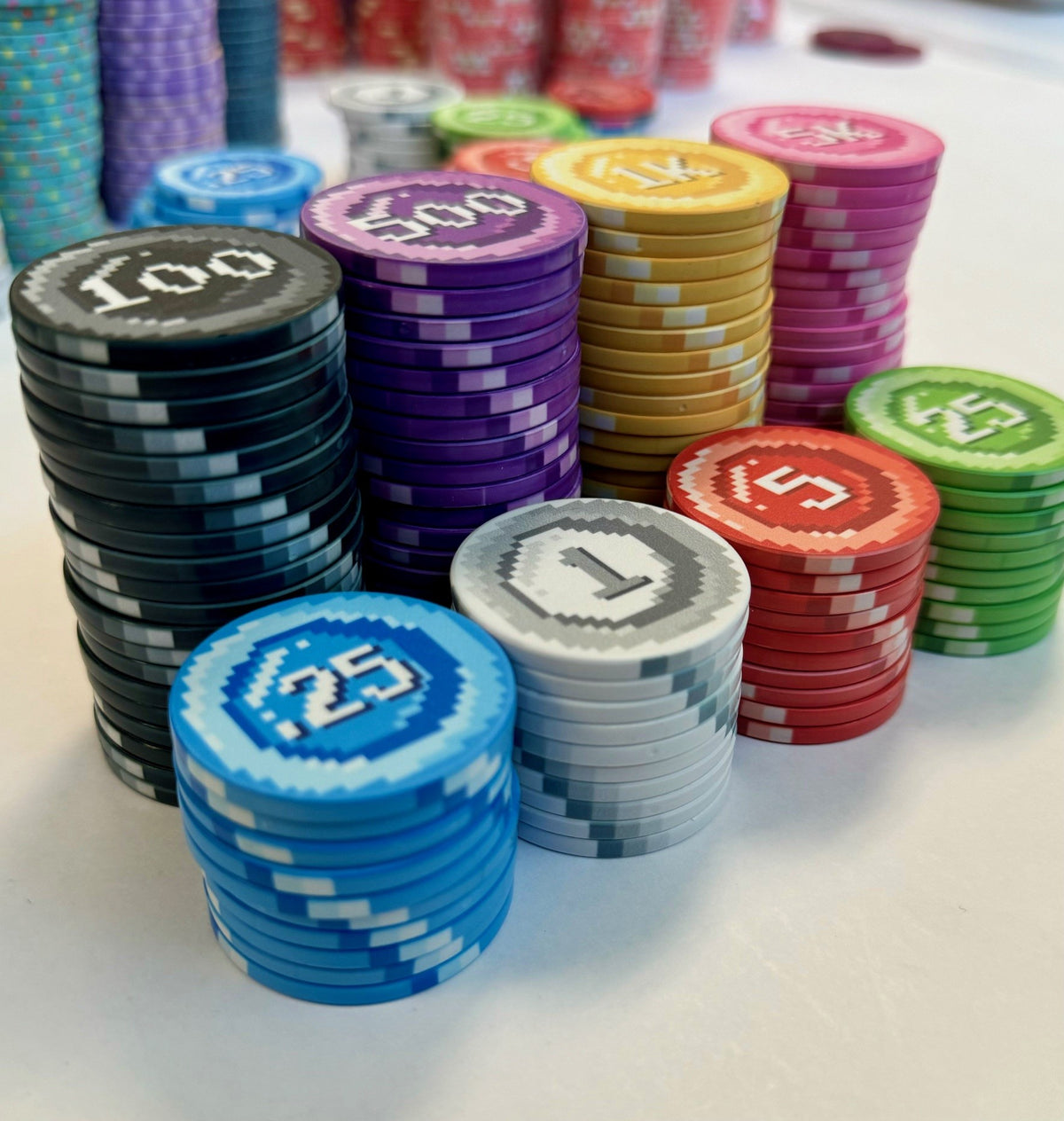 8-Bit Poker Chips