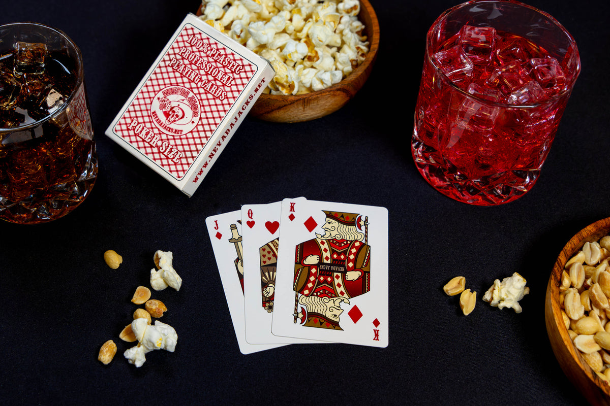 1 Dozen Nevada Jacks Plastic Playing Cards