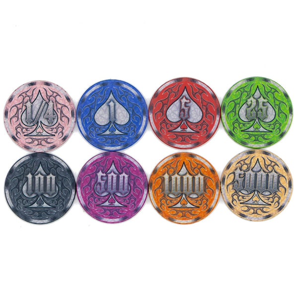Wicked Spades Sample Set - BR Pro Poker