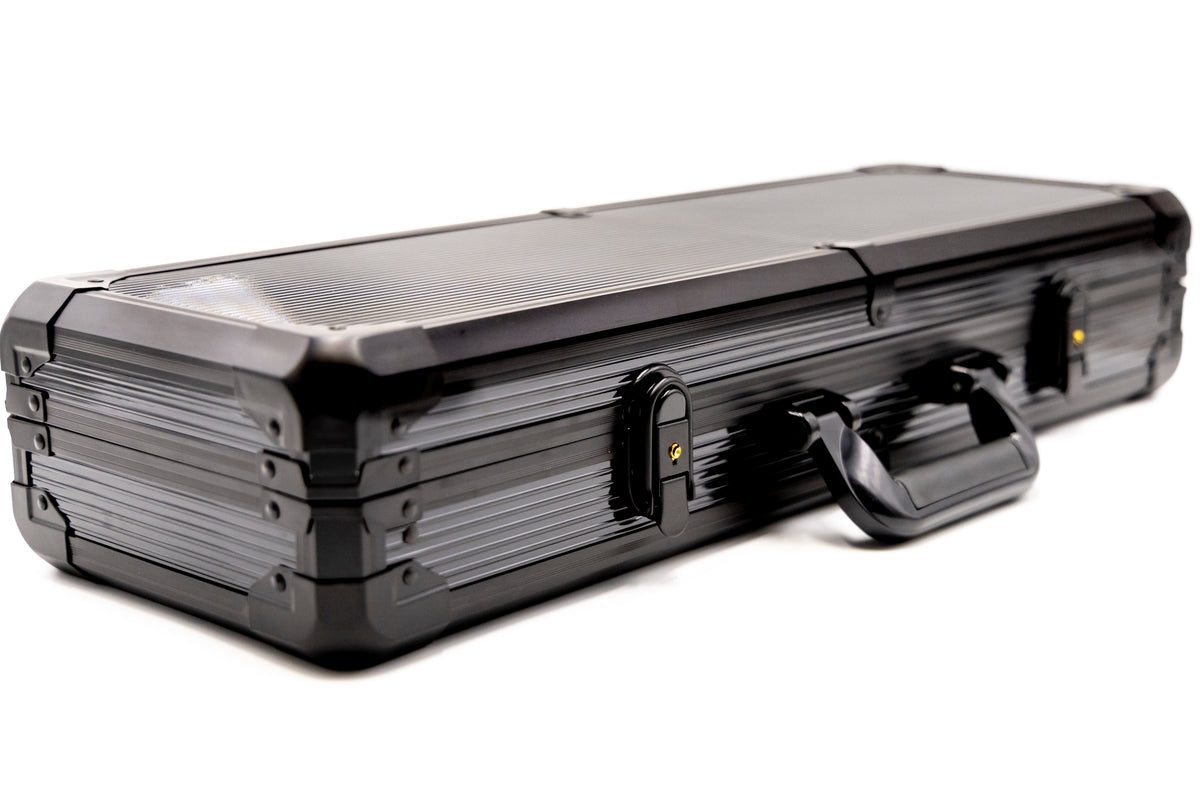 500 Chip Black Aluminum Case