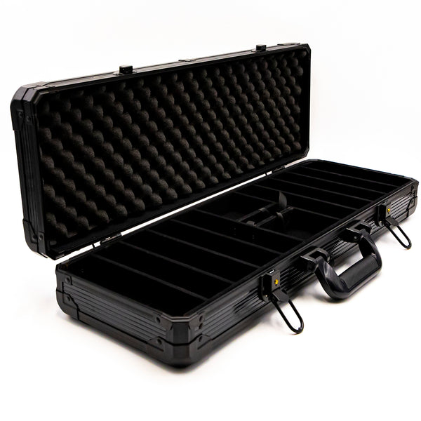 500 Chip Black Aluminum Case - BR Pro Poker