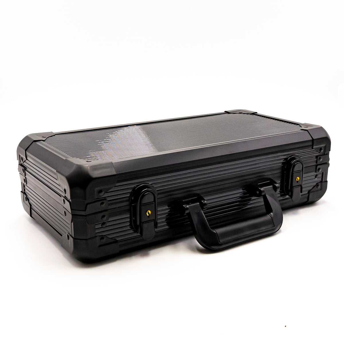 300 Chip Black Aluminum Case