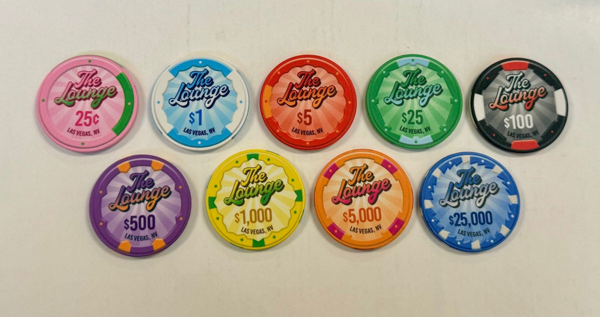 &quot;The Lounge&quot; Poker Chip