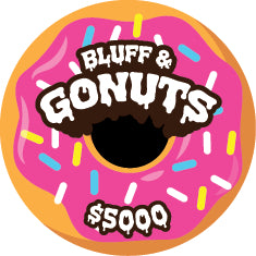 &quot;Bluff &amp; Go Nuts&quot; Poker Chip