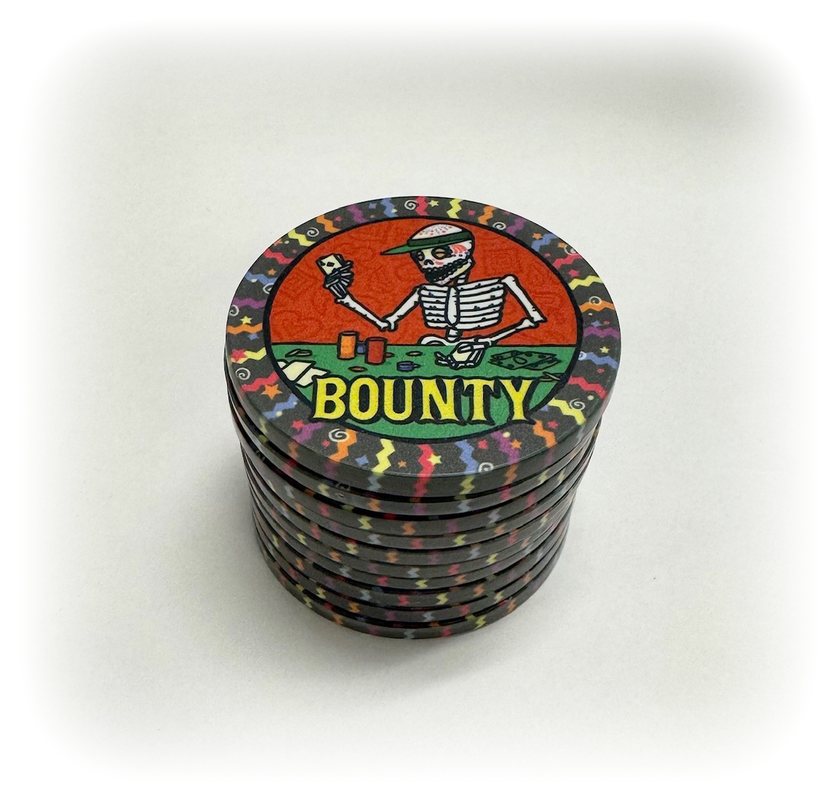 43mm Dia de los Muertos Bounty Chips (Pack of 10)