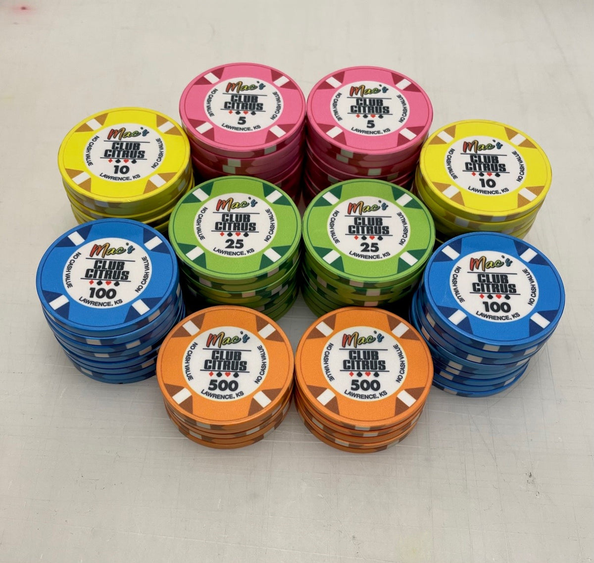 King of the River Poker Chips