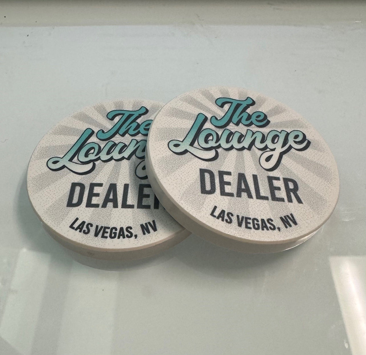The Lounge Dealer Button (49mm or 60mm)