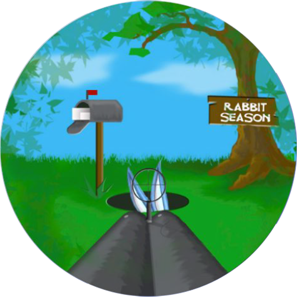 &quot;Rabbit Season&quot; Rabbit Hunting Chips (Pack of 10)