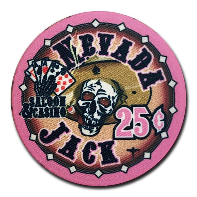 Nevada Jack Skulls Poker Chip