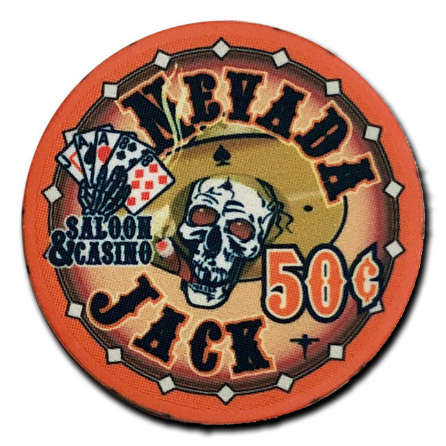 Nevada Jack Skulls Poker Chip