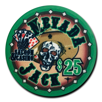 Nevada Jack Skulls Poker Chip