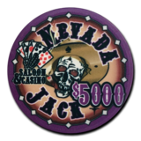 Nevada Jack Skulls Poker Chip