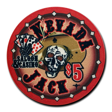Nevada Jack Skulls Poker Chip