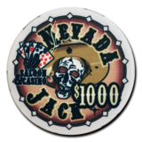 Nevada Jack Skulls Poker Chip