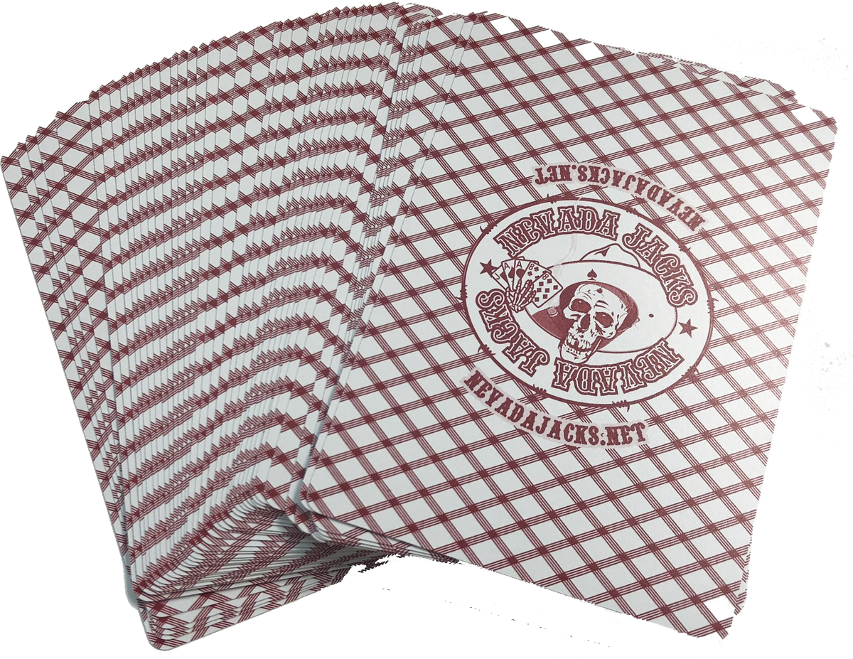 1 Dozen Nevada Jacks Plastic Playing Cards