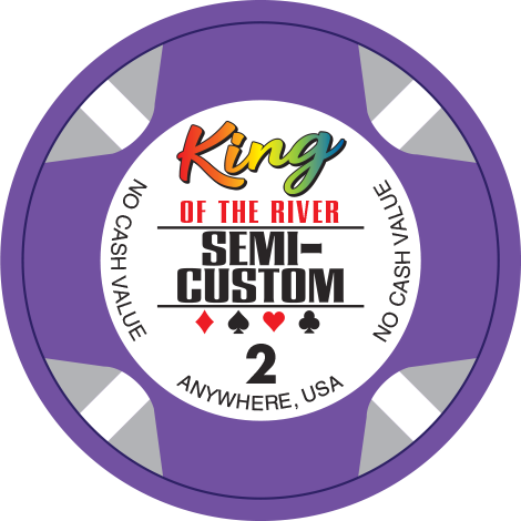 King of the River Poker Chips