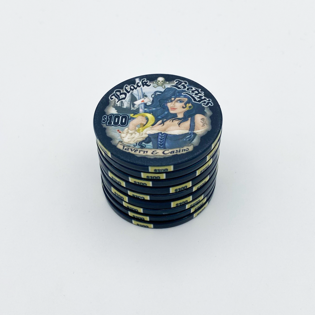 Black Betty Poker Chip