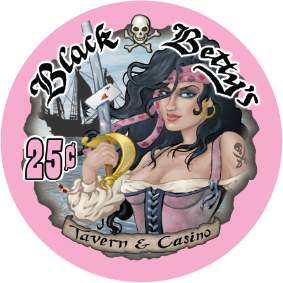 Black Betty Poker Chip