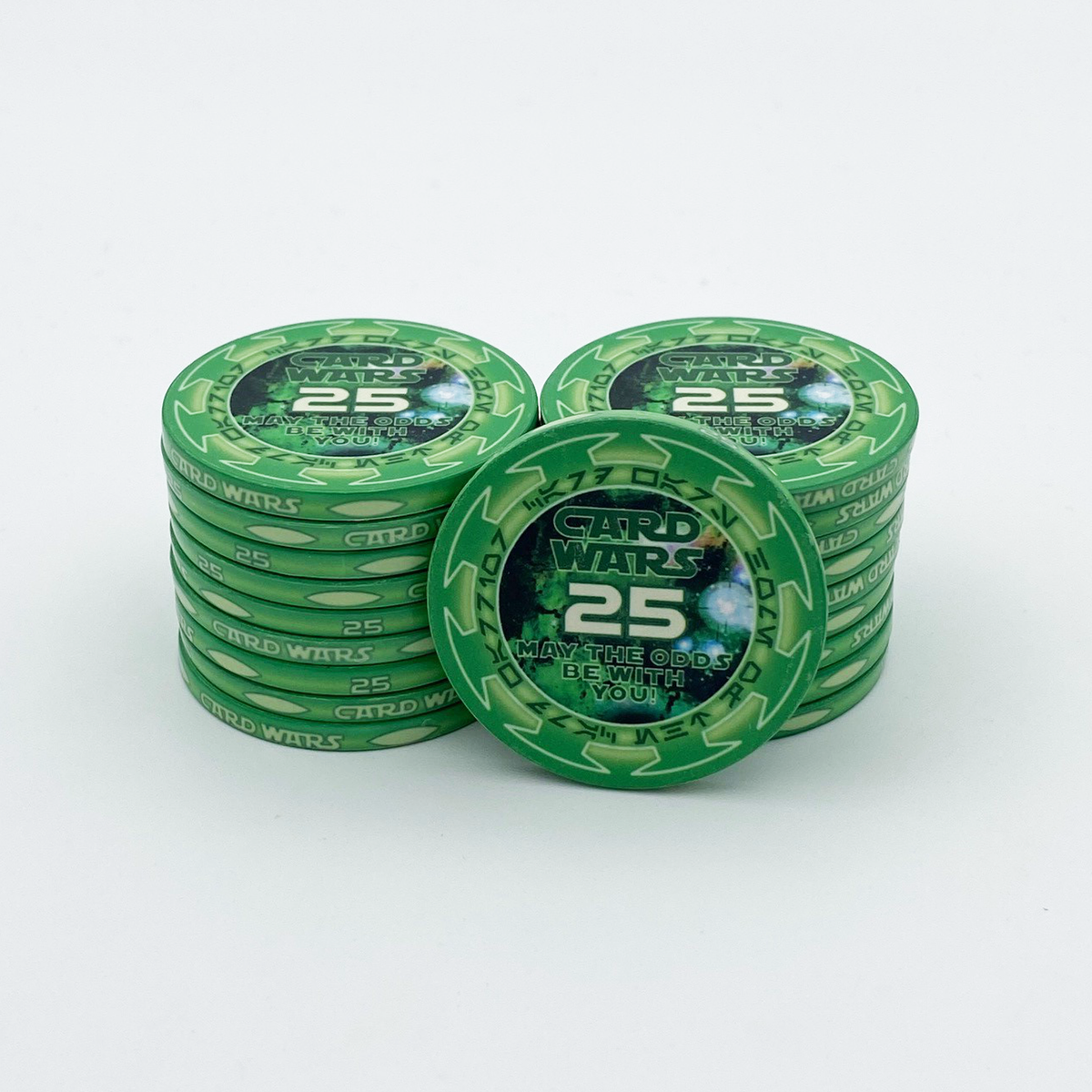 Card Wars Ceramic Poker Chip