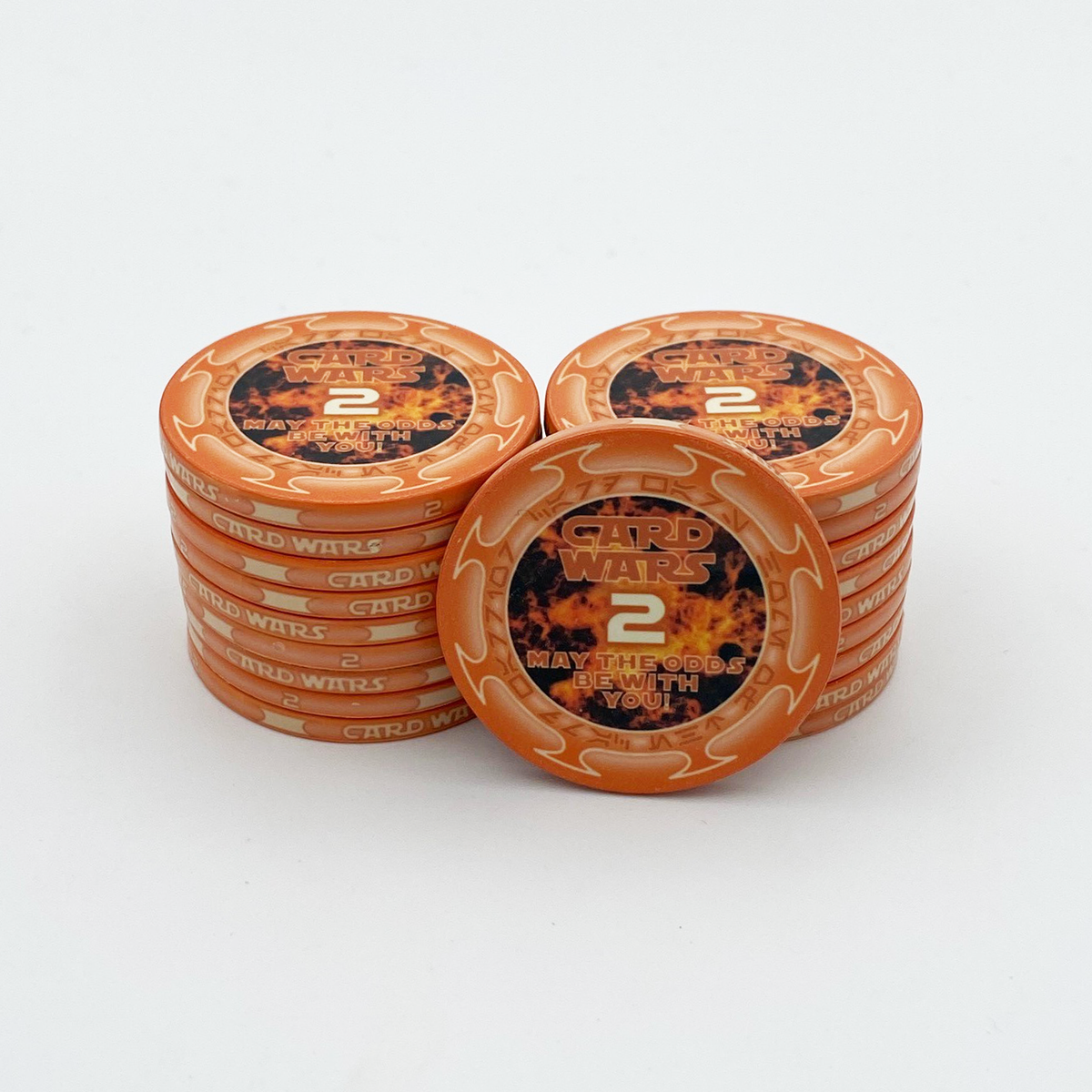 Card Wars Ceramic Poker Chip