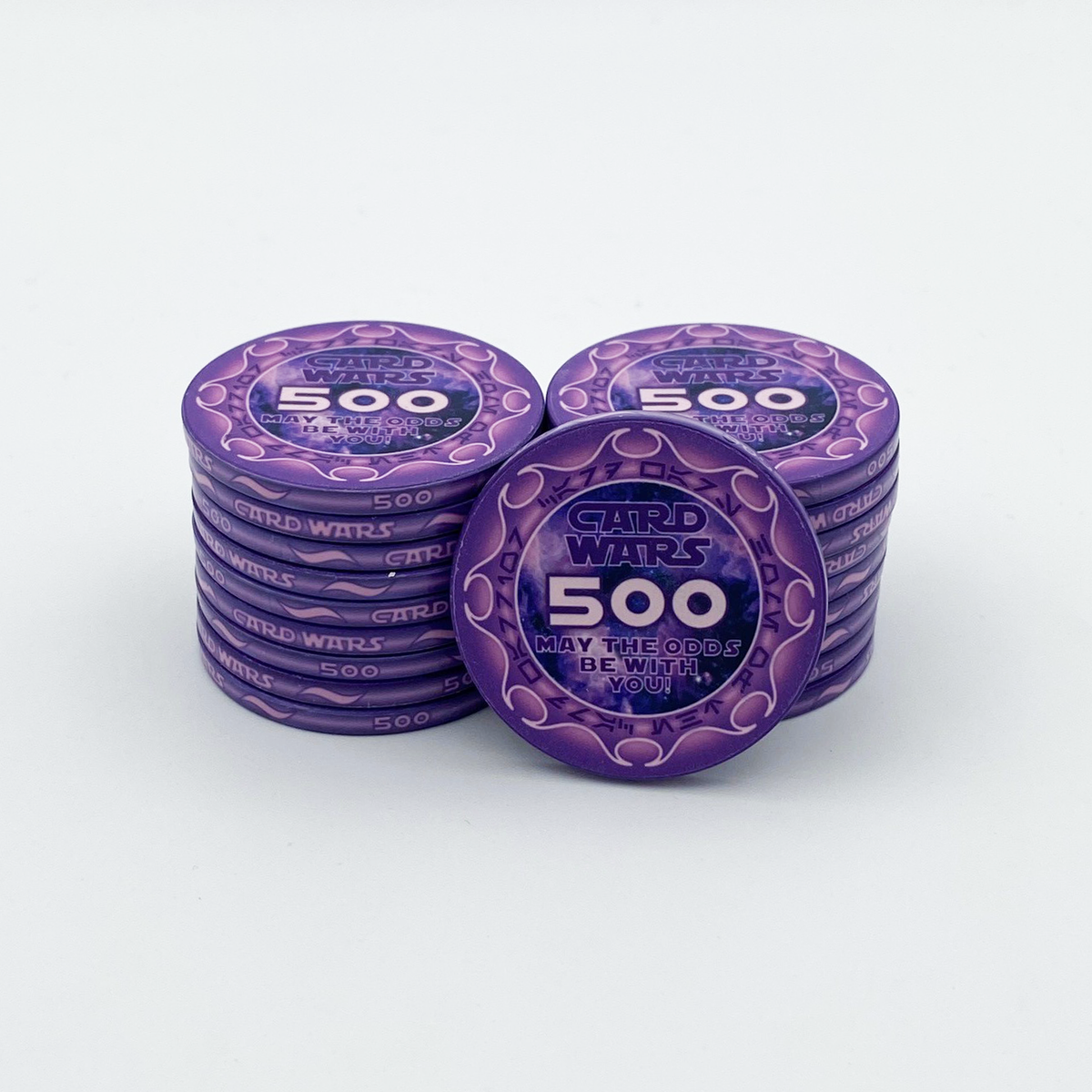 Card Wars Ceramic Poker Chip