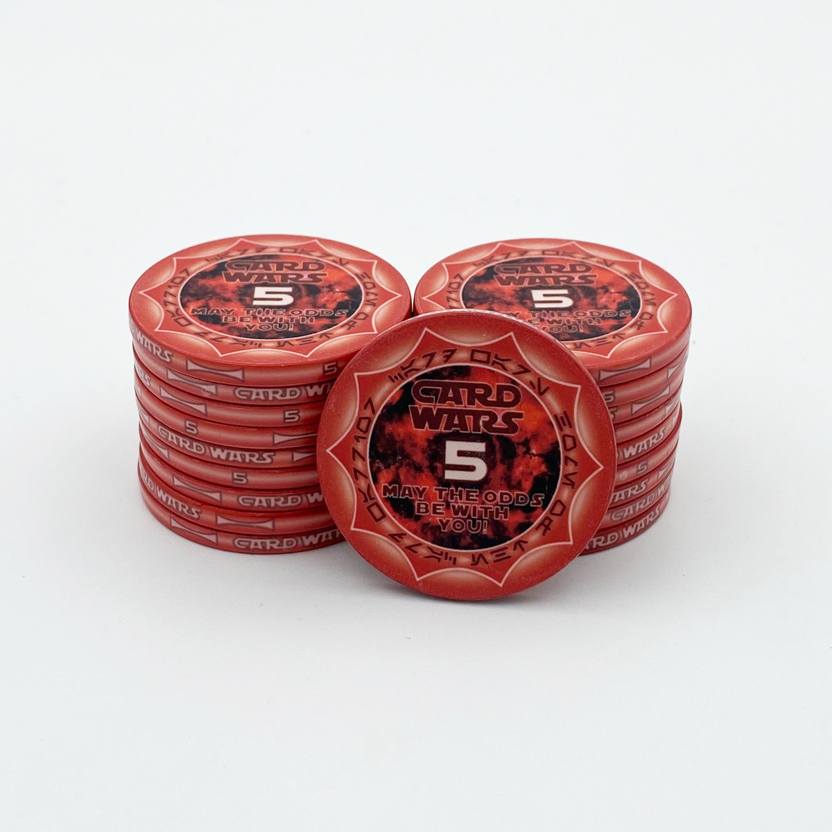 Card Wars Ceramic Poker Chip