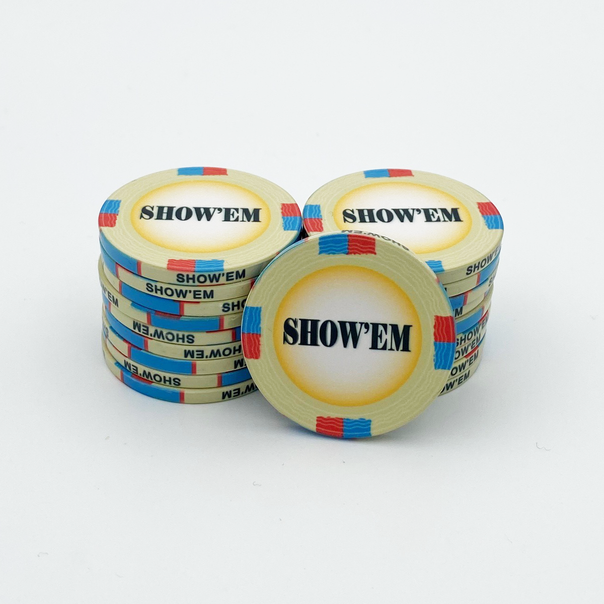 &quot;Classic&quot; Show&#39;em Chips (Pack of 10)