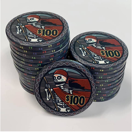 Dropa Discs Ceramic Poker Chip - BR Pro Poker