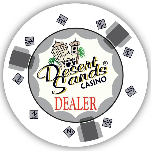 Desert Sands Ceramic Dealer Button (49mm or 60mm)