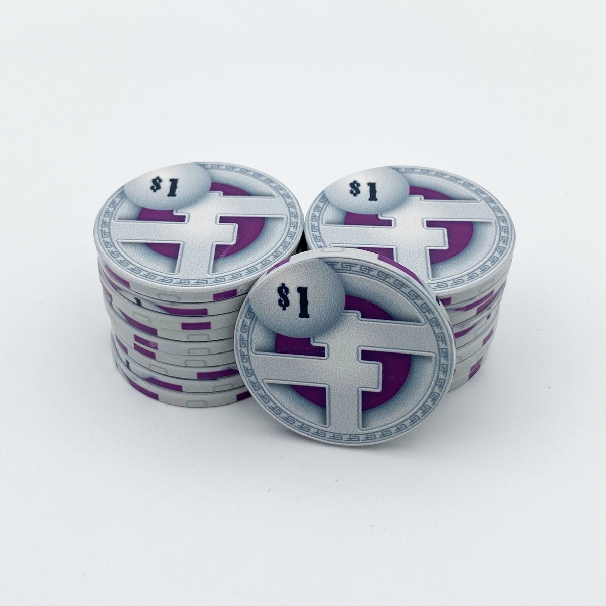 Dropa Discs Ceramic Poker Chip