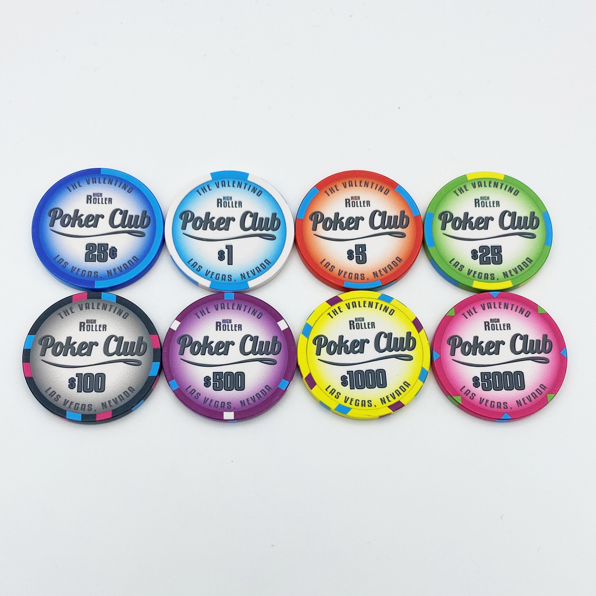 Valentino High Roller Poker Club Sample Set