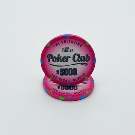 Valentino High Roller Poker Club Ceramic Poker Chip
