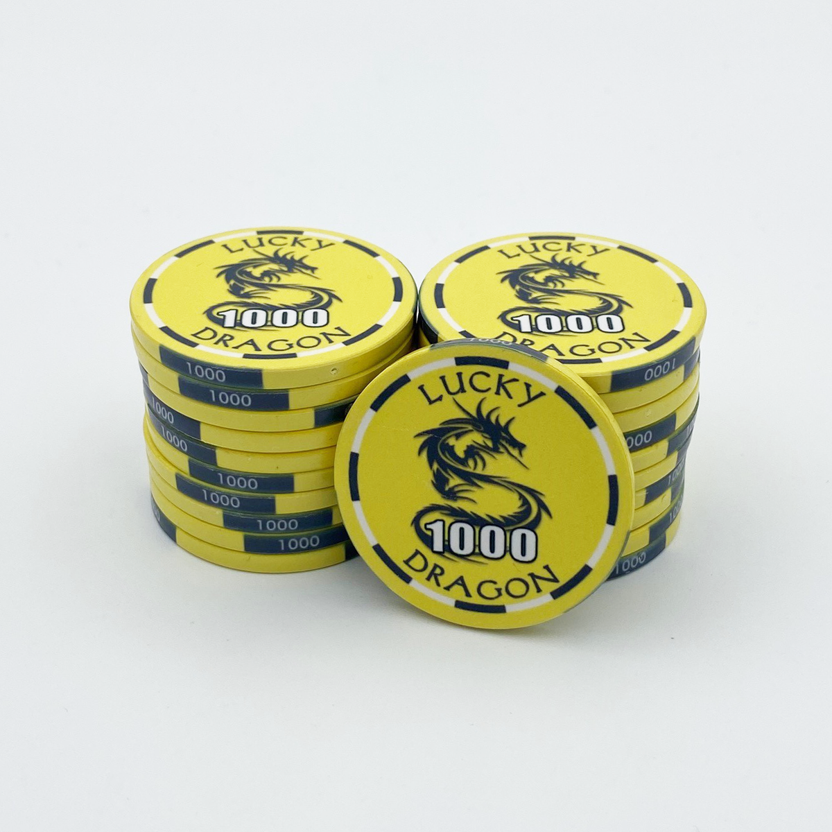 Lucky Dragon Ceramic Poker Chip