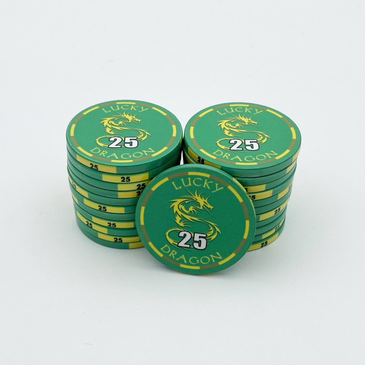 Lucky Dragon Ceramic Poker Chip
