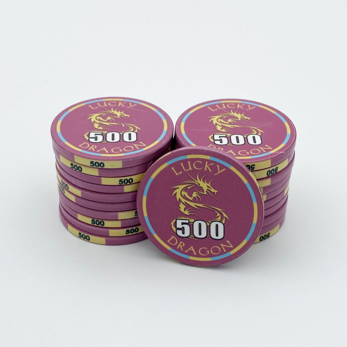 Lucky Dragon Ceramic Poker Chip