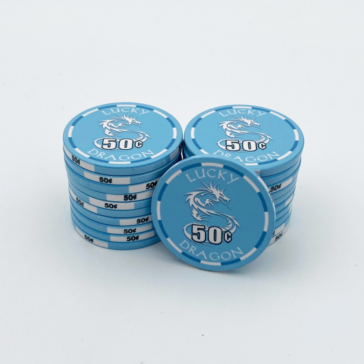 Lucky Dragon Ceramic Poker Chip