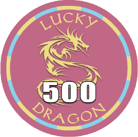 Lucky Dragon Ceramic Poker Chip