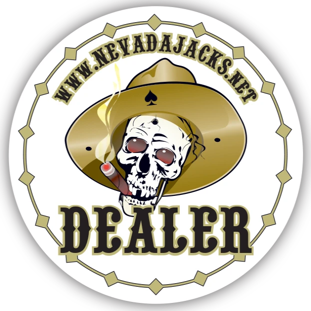 Nevada Jacks Ceramic Dealer Button (49mm or 60mm)