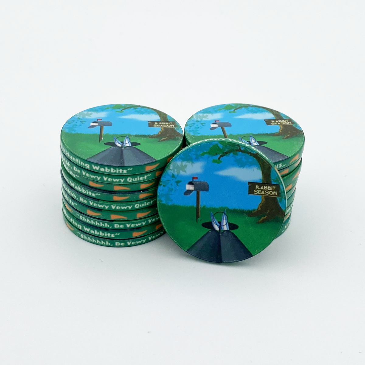 &quot;Rabbit Season&quot; Rabbit Hunting Chips (Pack of 10)