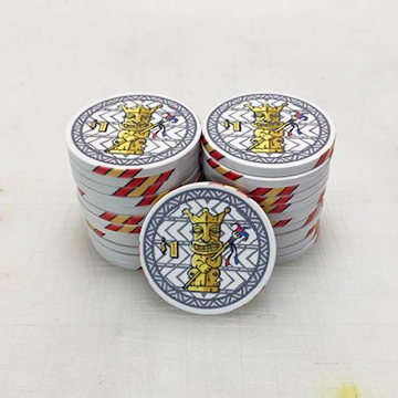 Tiki Ceramic Poker Chip