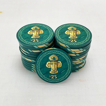 Tiki Ceramic Poker Chip
