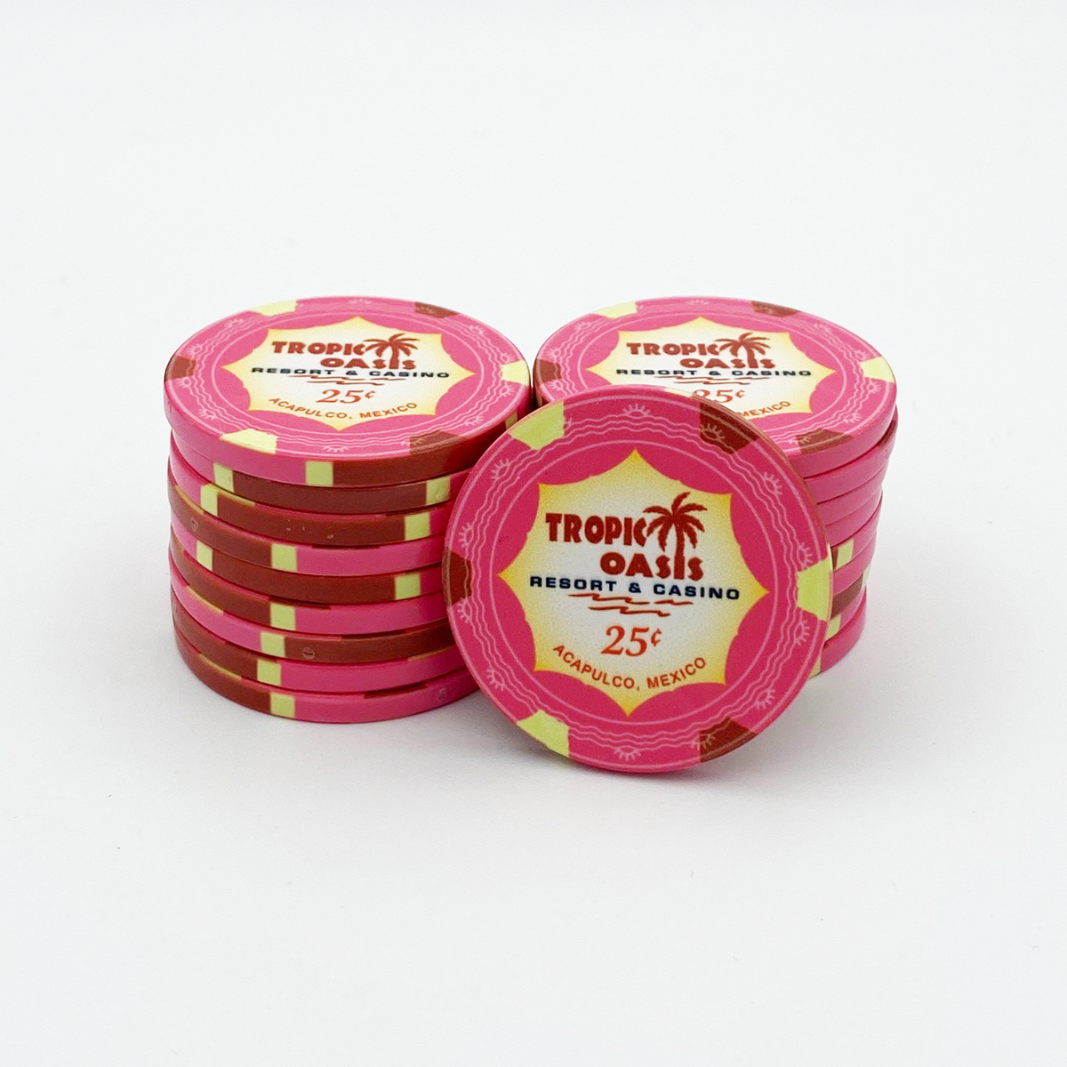 Tropic Oasis Poker Chips