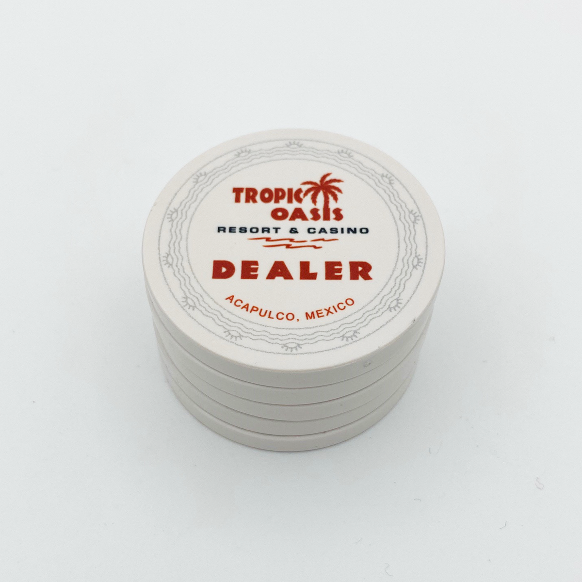 Tropic Oasis Dealer Button (49mm or 60mm)