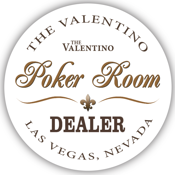 Valentino Ceramic Dealer Button (49mm or 60mm)