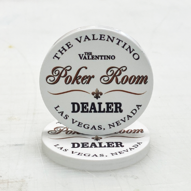 Valentino Ceramic Dealer Button (49mm or 60mm)